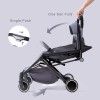 Travel Lite Stroller - SLD by Teknum - Dark Grey + Sunveno 2in1 Diaper Bags- Navy Blue + Sunveno - Rotating Stoller Hook